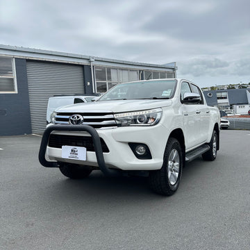 Stainless Steel Nudge Bar Toyota Hilux 2015-2020 Matte Black W2