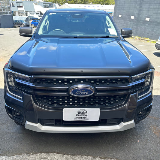 Bonnet Guard Protector Stone Guard Ford Ranger 2022+ New Ranger Matte Black