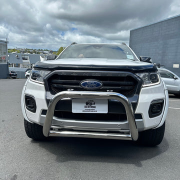 304 Stainless Steel Nudge Bar Ranger Px1/2/3 2012-2021 / Everest 2015-2021 (Compatible Front Sensors) Chrome