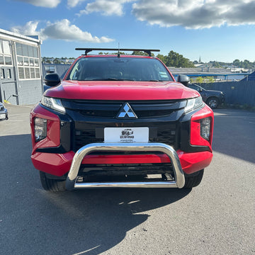 304 Stainless Steel Nudge Bar Triton 2019-2023 Medium Size (Compatible Front Sensors) Chrome