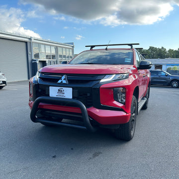 Stainless Steel Nudge bar Triton 2019-2023 Medium Size (Compatible Front Sensors) Matte Black