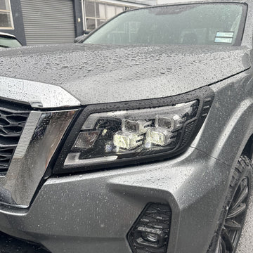 Headlight Covers and Taillight Covers Nissan Navara 2021+ ST/ST-X/Pro 4x4 Matte black