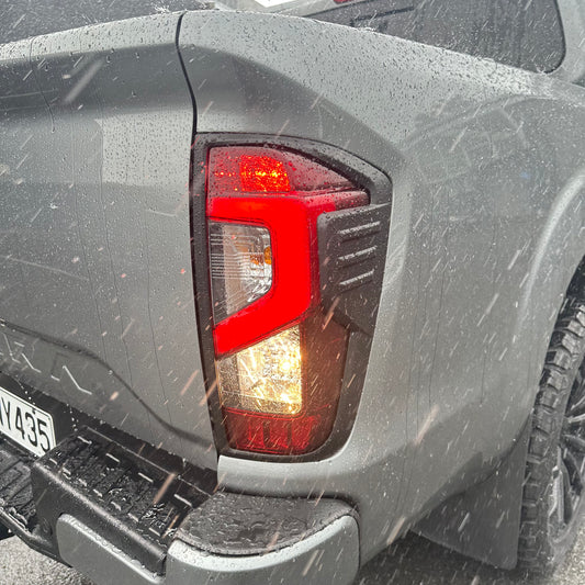 Taillight Covers Nissan Navara 2021+ ST/ST-X/Pro 4x4 Matte black