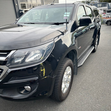 Side Step Running Board Black Steel Holden Colorado 2012-2020 Double/Super Cab