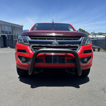 Stainless Steel Nudge Bar Holden Colorado 2012-2020 (Compatible Front Sensors) Matte Black W2