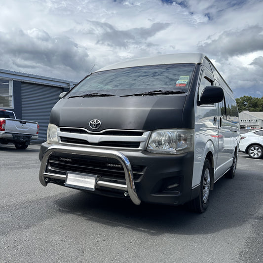 304 Stainless Steel Nudge Bar Toyota Hiace Wide Body 2005-2019 Chrome