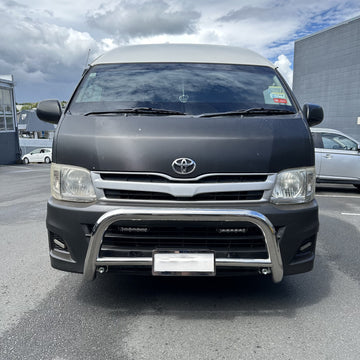 304 Stainless Steel Nudge Bar Toyota Hiace Wide Body 2005-2019 Chrome