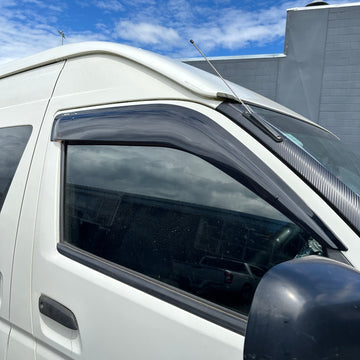 DOOR VISORS OEM Style/ MONSOONS Weather Shields Toyota Hiace 2005-2019