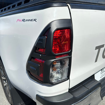 Taillight Covers Toyota Hilux 2015-2020 SR/SR5/SR5 Cruiser Matte Black