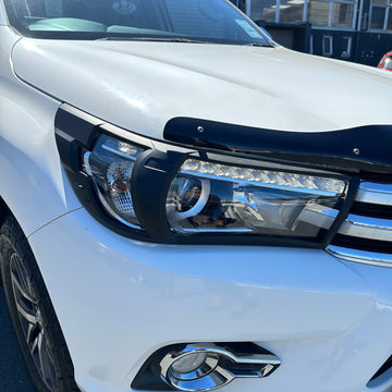 Headlight Covers Toyota Hilux 2015-2020 Matte Black