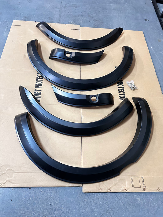 Fender Flare Ford Ranger PX3 2019-2021 Slim Smooth Style with Senor Hole Matte Black