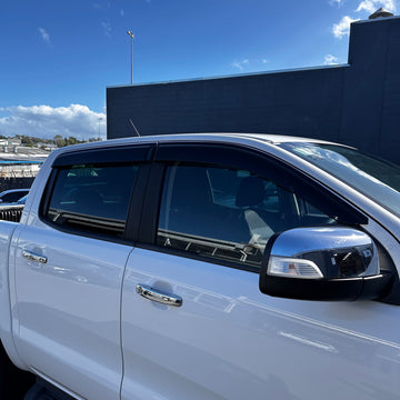 DOOR VISORS/ WINDOW MONSOONS Weather Shields Mazda BT-50 2012-2020