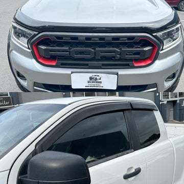 Monsoon and Bonnet Guard OEM Style Ford Ranger PX2/3 2016-2021 Super Cab