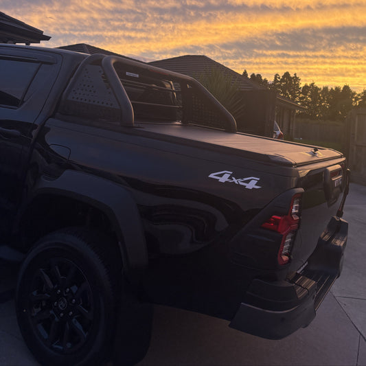 Roll Bar and Manual Roller Shutter for Toyota Hilux 2015-Current Free Installation