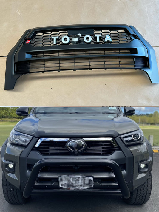 Front Bumper Grille for Toyota Hilux 2021-2024 SR5 Cruiser