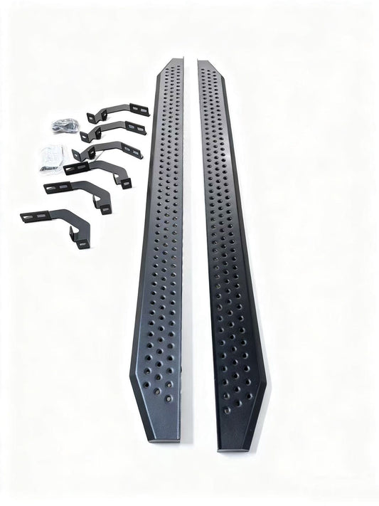 Side Step Running Board Black Steel GWM Cannon 2019-Curent Double/Super Cab