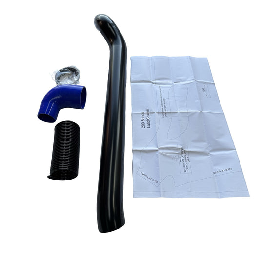 Snorkel Toyota Land Cruiser 200 Series 2017-2022 Black Stainless Steel