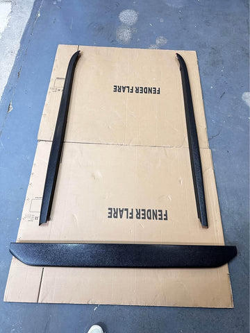 Bedside Rail Covers-3 Piece Set Isuzu D-Max 2021-2023 Textured Black