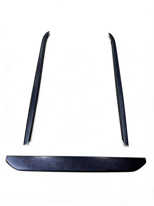 Bedside Rail Covers-3 Piece Set Nissan Navara NP300 2015-2020 Textured Black