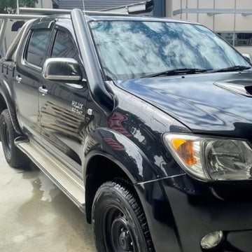 Snorkel Toyota Hilux Vigo 2005-2015 Black Stainless Steel