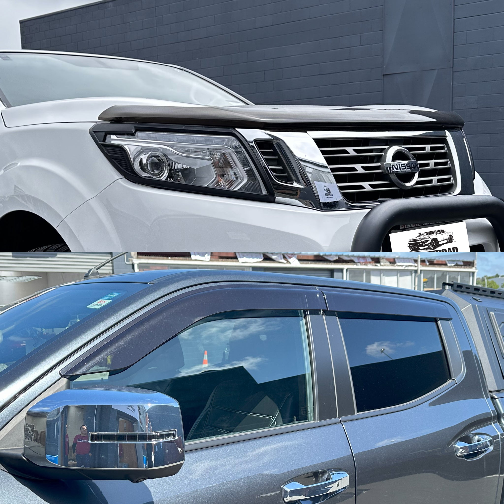 Monsoon and Bonnet Guard OEM Style Nissan Navara NP300 2015-2020 OEM Style