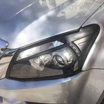 Headlight Covers Isuzu D-Max 2012-2016 Matte Black