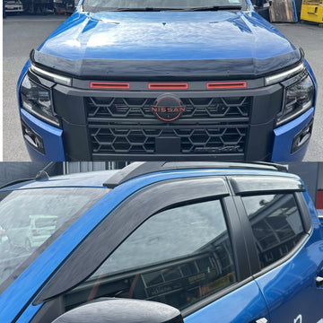 Monsoon and Bonnet Guard OEM Style Nissan Navara 2026+ Double Cab