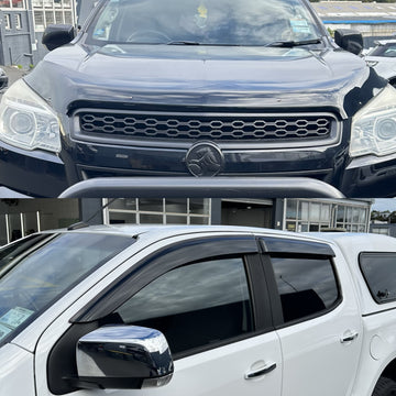 Monsoon and Bonnet Guard Holden Colorado 2012-2015 Double Cab