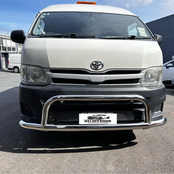 304 Stainless Steel Nudge Bar Toyota Hiace Wide Body 2005-2019 Chrome