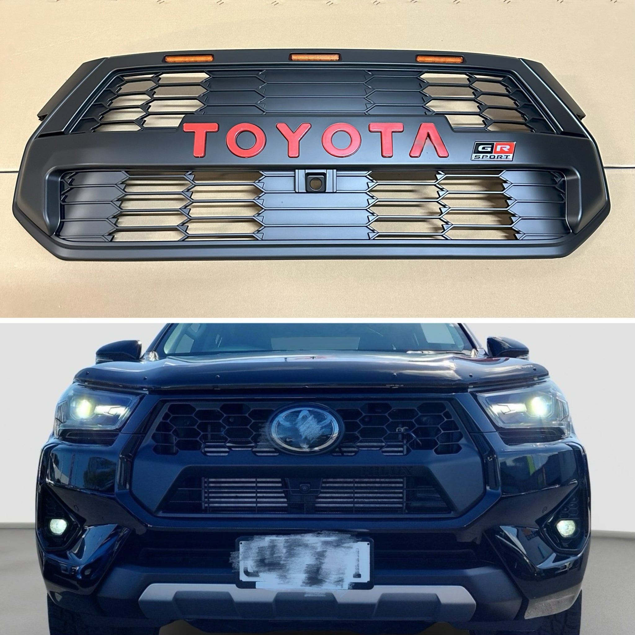 Front Bumper Grille for Toyota Hilux 2024+ SR/SR5