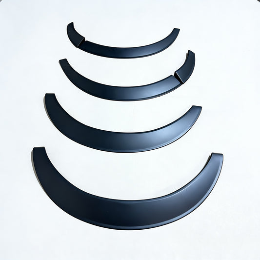 Fender Flare Toyota Hiace 2005-2019 Smooth Style Matte Black