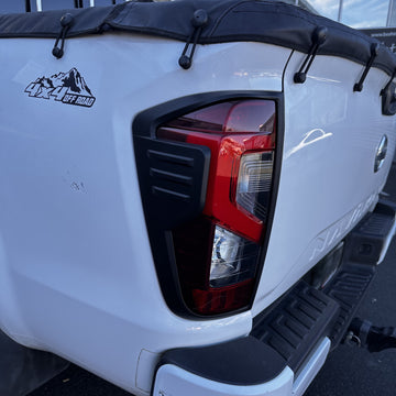 Taillight Covers Nissan Navara 2021-2025 ST/ST-X/Pro 4x4 Matte black