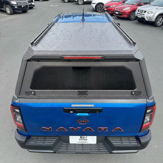 Premium Aluminium Canopy with Rear view Glass for Nissan Navara 2026+ New Gen Double Cab