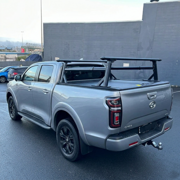 High Heavy Duty Load Bars and Ruggedized Manual Roller Shutter for GWM Cannon 2019-2026 Double Cab