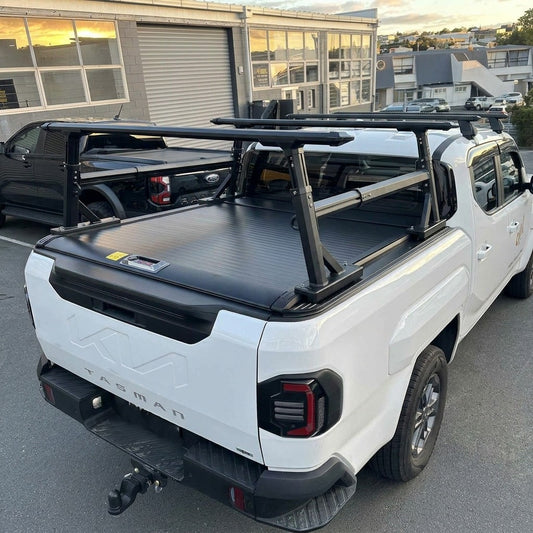 High Heavy Duty Load Bars and Premium Manual Roller Shutter for Ute Double Cab