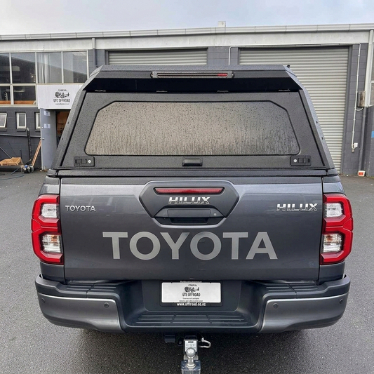Premium Aluminium Canopy with Rear View Glass for Toyota Hilux 2015-2025 SR5/SR5 Cruiser Double Cab