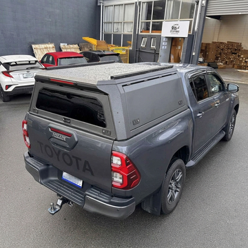 Premium Aluminium Canopy with Rear View Glass for Toyota Hilux 2015-2025 SR5/SR5 Cruiser Double Cab