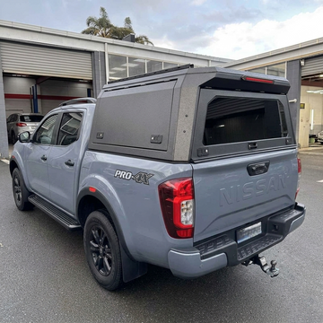 Premium Aluminium Canopy with Rear View Glass for Nissan Navara 2021-2025 Double Cab