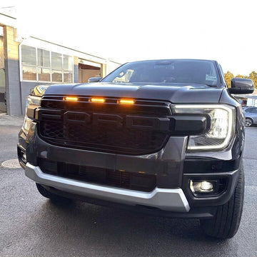 Grille with Yellow Light for Ford Ranger 2022+ New Ranger