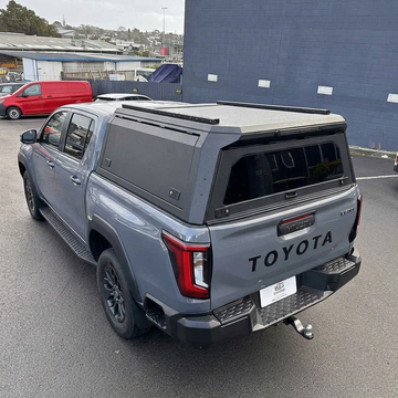 Premium Aluminium Canopy with Rear View Glass for Toyota Hilux 2026+ Cruiser Double Cab
