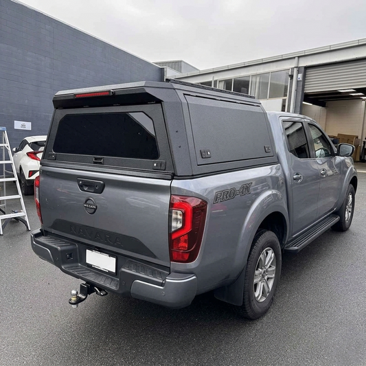 Premium Aluminium Canopy with Rear View Glass for Nissan Navara 2021-2025 Double Cab