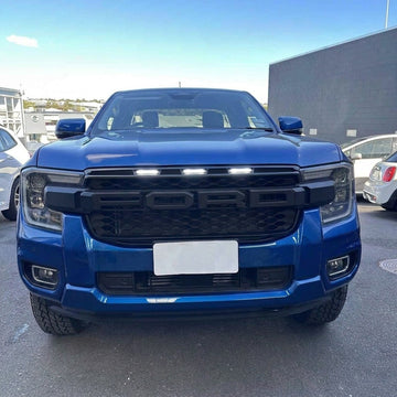 Grille with White Light for Ford Ranger 2022+ New Ranger