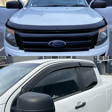 Monsoon and Bonnet Guard OEM Style Ford Ranger PX1 2012-2015 Super Cab